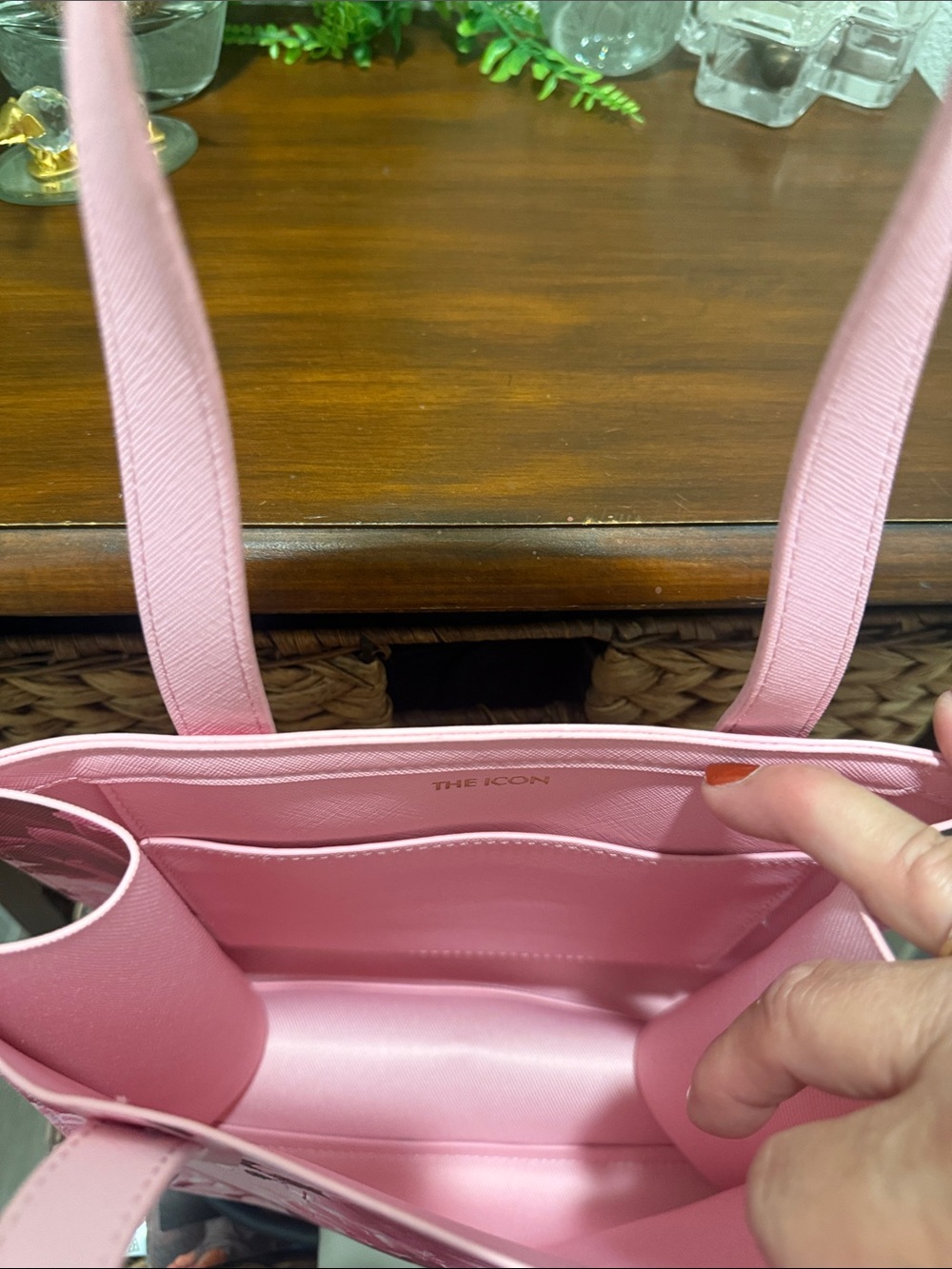 TED BAKER PINK FLOWERED TOTE - Picture 5 of 8